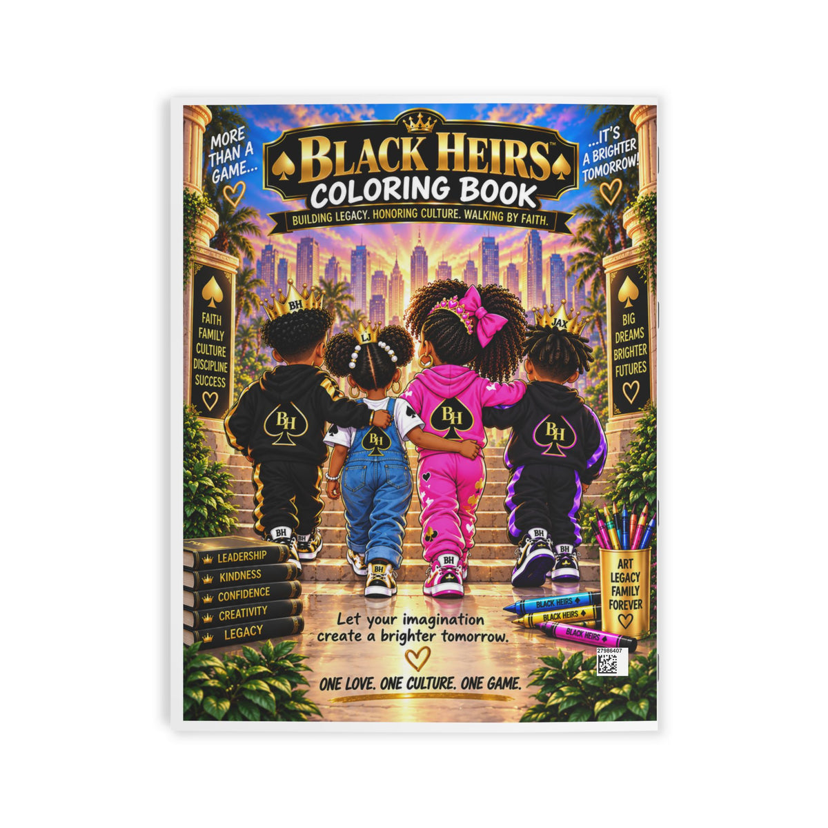 Black Heirs Royal Coloring Book (Volume I)