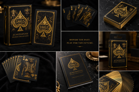 Black Heirs Juneteenth Spades Collection | Luxury Playing Cards