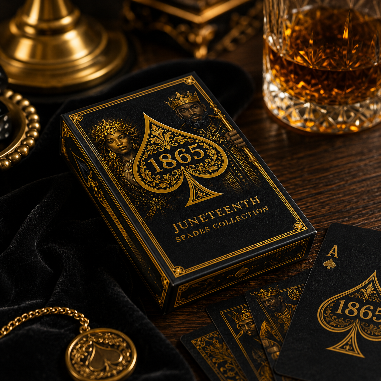 Black Heirs Juneteenth Spades Collection | Luxury Playing Cards