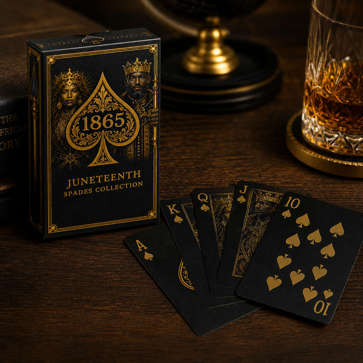 Black Heirs Juneteenth Spades Collection | Luxury Playing Cards